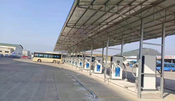 廣西賀州富川汽車充電站120kw160kw充電樁項目案例